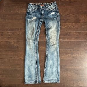 Womens Rock Revival Evie Jeans 29x34
